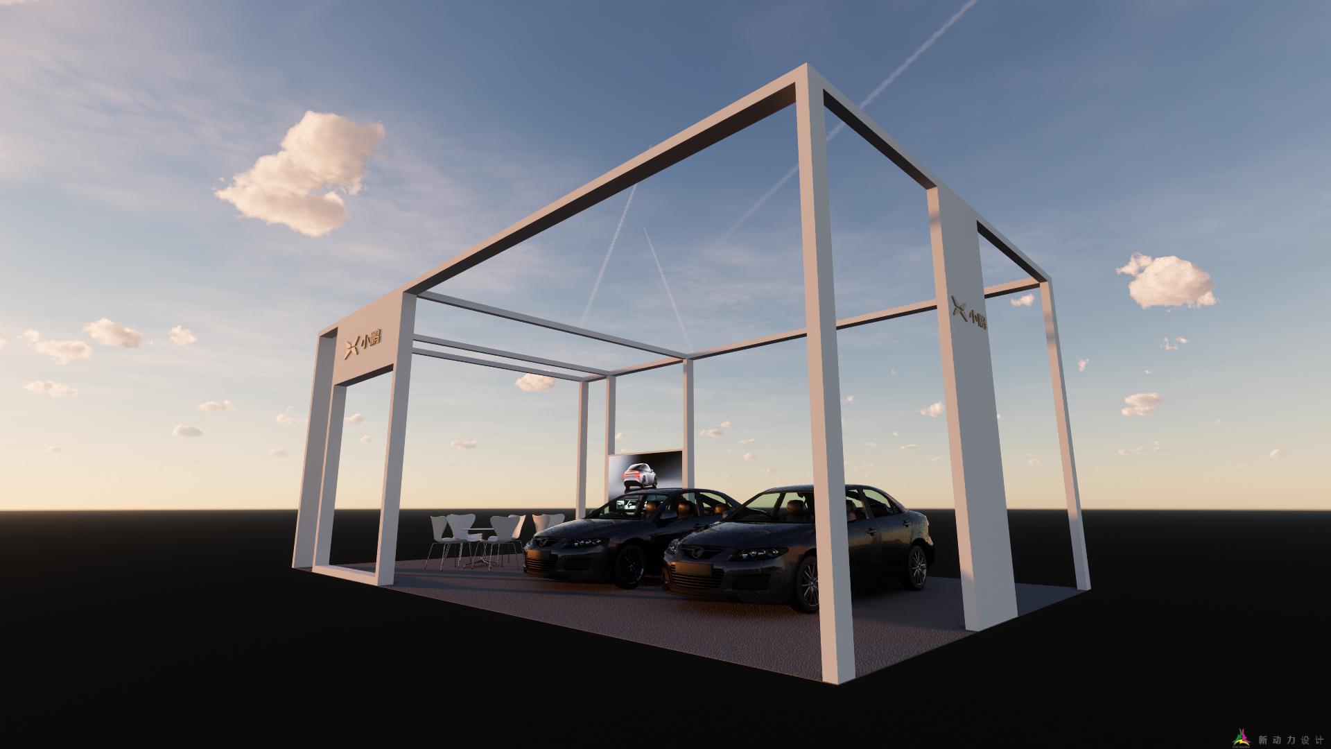 小鵬汽車快閃店設(shè)計(jì)搭建