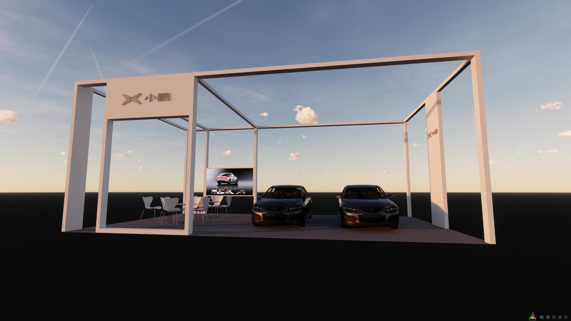 小鵬汽車快閃店設(shè)計(jì)搭建