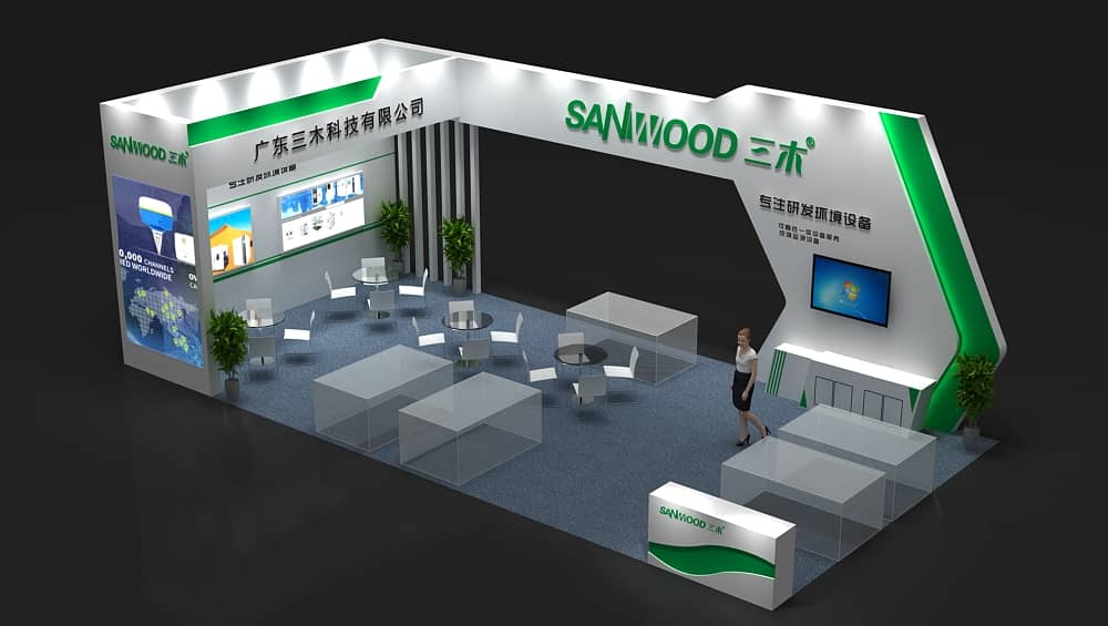 【三木科技】光電博覽會展位設(shè)計搭建