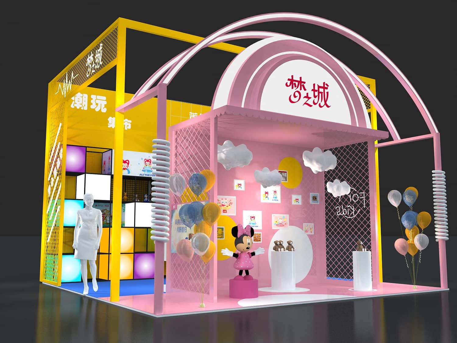 展臺(tái)設(shè)計(jì)展臺(tái)搭建中燈光的作用(圖1)