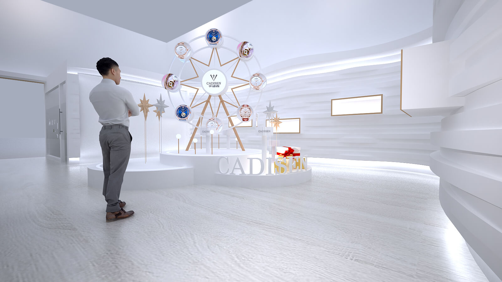 卡迪森手表-珠寶展展臺設計搭建