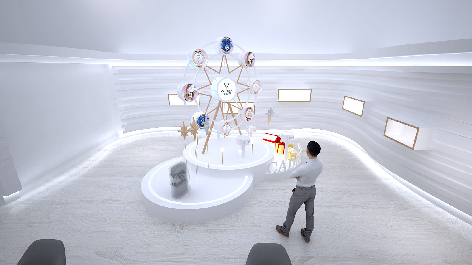 卡迪森手表-珠寶展展臺設計搭建