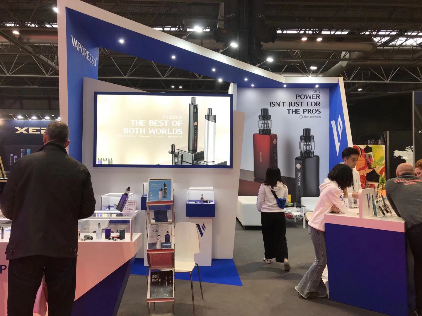 【麥克維爾】英國電子煙展展會設(shè)計搭建
