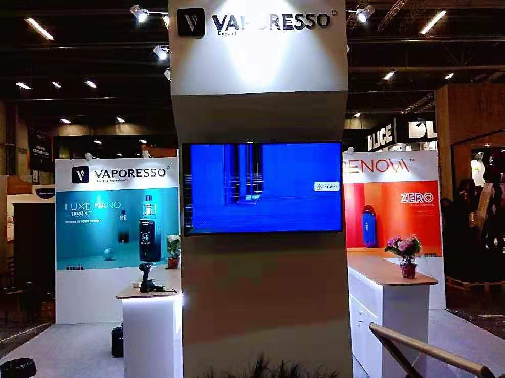 【麥克維爾】法國(guó)電子煙展位設(shè)計(jì)搭建