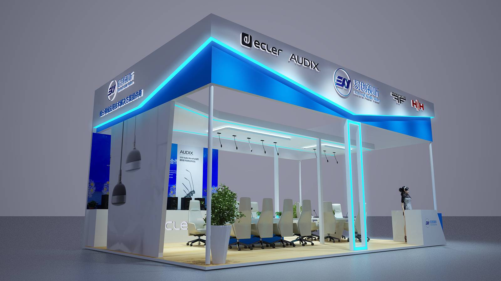 美國展會材料的選擇與搭建策略